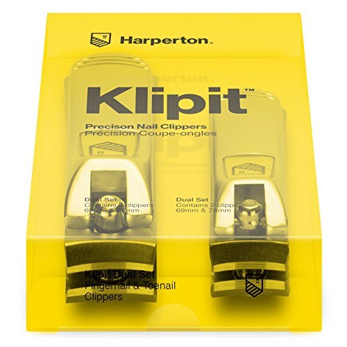 Harperton Nail Clipper Set - Fingernail + Toenail - Stainless Steel